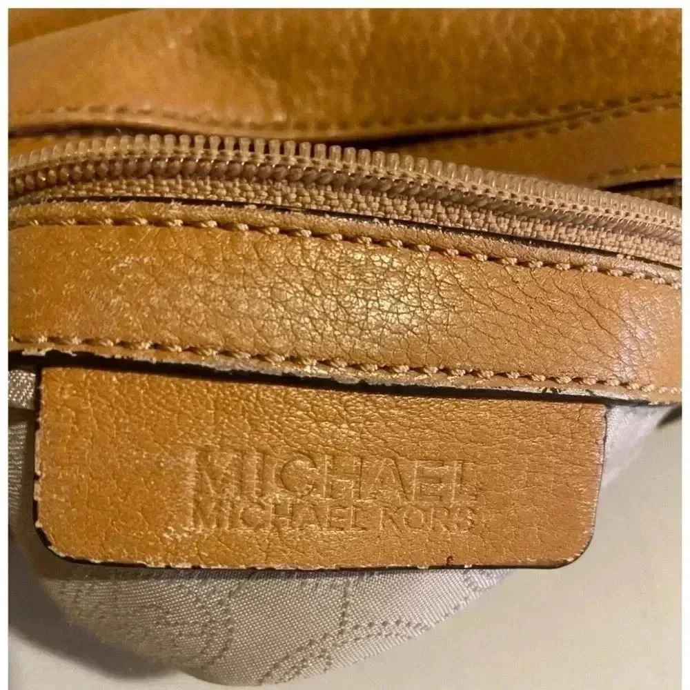 Michael Kors brown/ mustard  satchel handbag